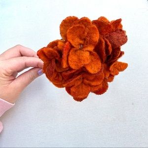 Handmade felt hairband hydrangeas